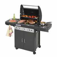 Campingaz 3 Series LS Plus D Dualgas Gas or Methane Grill - with Oven, Grid and Griddle - Culinary Modular