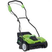 Greenworks G40DT35 - Battery-Powered Lawn Scarifier - BATTERY AND BATTERY CHARGER NOT INCLUDED