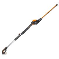 Worx WG252E.9 Battery-powered Electric Hedge Trimmer on Extension Pole - BATTERY AND BATTERY CHARGER NOT INCLUDED