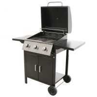 Royal Food GB 2120-B3 Gas Grill with Stainless Steel Grid - 50x40 Cooking Surface