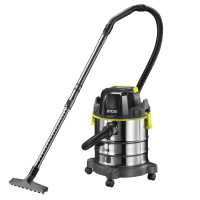 RYOBI R18WDV-0 - Battery-powered Wet and Dry Vacuum Clenaer - 18 V - 18 L Drum - WITHOUT BATTERY AND CHARGER