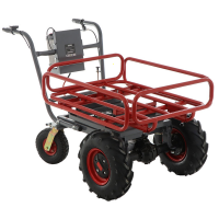 Geotech CAR 300T-T PLUS Electric Battery-powered Wheelbarrow - 40V Battery 6 Ah