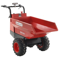 Battery-Powered Power Wheelbarrow GeotechPro Mini Dumper Car E300 - Manual Dumper Barrow 300 Kg