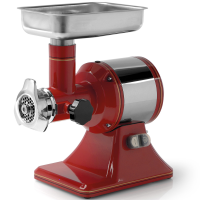 FAMA TS12R RETRO' Electric Meat Mincer - Food-grade Cast Iron Removable Grinding Unit - Three-phase - 1.0HP/400V