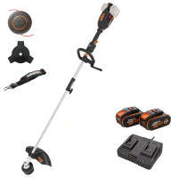 Worx NITRO WG186E - Battery-powered Multifunction Brush Cutter - 2x20V/4Ah