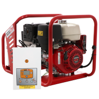 Tecnogen H8000 TE/A - Petrol power generator with AVR 6 kW - DC 5.4 kW Three phase + ATS