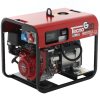 TecnoGen H8000TELX - Petrol power generator electric start 6 kW - DC 5.4 kW Three-phase