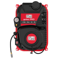 Fini Genius Pro 230/50 - Wall-mounted air compressor with hose reel - 160 l/min