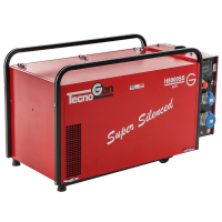 TecnoGen H8000SS - 5.8 kW Petrol Silenced Power Generator - DC 5.2 kW Single-phase