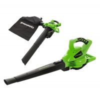 Greenworks GD48BV 48 V Battery-powered Leaf Blower - Garden Vacuum - with 4Ah battery