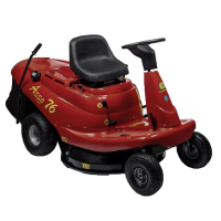 Eurosystems ASSO 76 Mini Rider Riding-on Mower - Mechanical gearbox - 76 cm Cutting Width