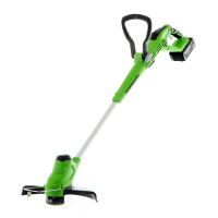 Greenworks G24LT28 - Battery-powered Edge Trimmer - 24V 4Ah