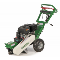 GreenBay Deep LE-330 Stump Grinder - Loncin 420 cc Engine with Electric Start - Cutting Disc with 8 Hammers in Tungsten Carbide