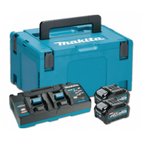 Makita 40V Energy XGT Starter Kit 2 x 4.0 Ah Batteries - Dual Battery Charger