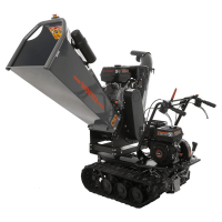 Wortex Tiger D420/120L - Petrol wood chipper with crawler base - Loncin D420 engine