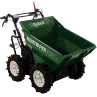 GreenBay MiniTipper 300 L Petrol Wheelbarrow 4x4 - Loncin G200F Engine