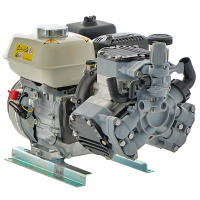 Comet MTP P40/20 SC 4-stroke engine Petrol Sprayer Pump - Honda GP 160 Engine - for Acid Solutions and Chemical Products