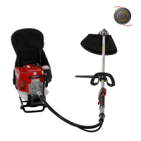 EuroMech TJ 45 EC - Backpack Brush Cutter - Kawasaki Engine