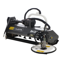 Blackstone BM-CD 160 - Tractor-mounted flail mower - Inter-Row Disc - Medium series - Hydraulic Shift