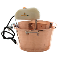 LAR Polentamatic - Hammered Electric Copper Pot for polenta 6.5 L - 8W