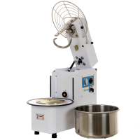 EuroMech ETR 20 2v - Tiltable Spiral Dough Mixer - 18 Kg Capacity - Dual Speed and Three-Phase