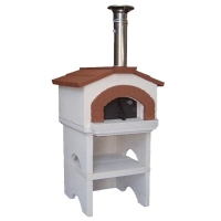 Linea VZ Ponza - Outdoor Wood-Fired Oven with Base - 55x59 cm Cooking Chamber