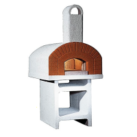Linea VZ Pozzuoli - Outdoor Wood-Fired Oven with Concrete Base - 72x105 cm Cooking Chamber