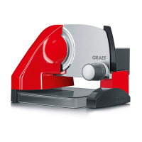 Graef SKS 500 Red - Meat Slicer 2-in-1 with Vegetable Slicer - 170 mm blade