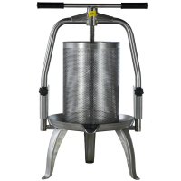 Top Line V25 Inox Versatile Fruit Press - Screw Press for Fruits and Vegetables - 20 L Capacity