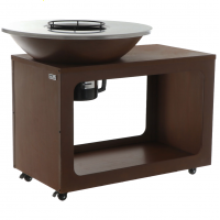 RoyalFood COR-4250 - Corten Wood-Fired Barbecue