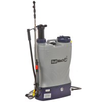 BullMach Pandora 16EM LA - Electric Battery-Powered and Manual Backpack Sprayer Pump - 12V - 8Ah