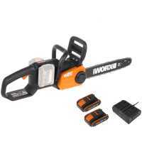 WORX WG384E  Battery-powered Electric Chainsaw - 35 cm Blade - 2x 20 V - 4Ah