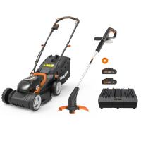 WORX twin pack WG927E - Battery-powered Lawn Mower and Edge Trimmer - 40V - 2x 2Ah