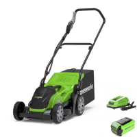 Greenworks G40LM35K2 - Battery-powered Lawn Mower - 40V/2Ah - 35 cm cut