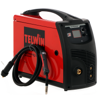 Telwin Technomig 215 Dual Synergic - Multiprocess inverter welding machine - GAS/NO GAS-MIG-MAG, MMA and TIG