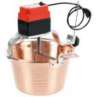 NuovaFac Automatica induction cooker - Hammered copper electric pot - 9L - 24W