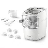 Philips Pasta Maker 7000 HR2660/00 - Electric 2-in-1 Pasta Maker - Kneads and Extrudes