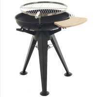 Royal Food BBQ3 Charcoal Barbecue with Stainless Steel Double Rotating Grid -  &Oslash; 66 cm Brazier