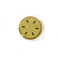 Brass Pasta Die-plate for 4 mm TAGLIOLINI. Specific for manual Pasta Extruder