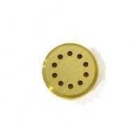 Brass Pasta Die for 3 mm SPAGHETTI. Specific for manual Pasta Extruder