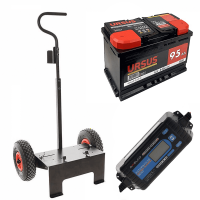 Full kit: Volpi trolley + 95Ah battery + Telwin Touring 18 battery charger