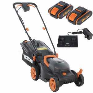 Worx wg775 lawn online mower