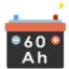 60 Ah (60 Amperes) battery