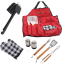 Apron set with BBQ accessories + cleaning brush